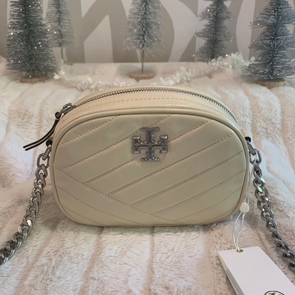 Tory Burch Kira Chevron Camera Bag Textured